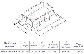 BAZEN 450x220x84 SA PUMPOM, 063-722-022 BAZENI