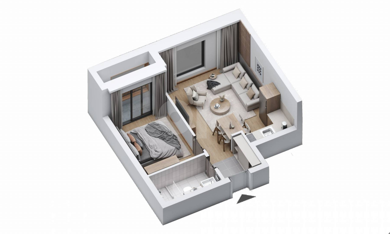 Dvosoban apartman 35m2 Snježna Dolina Jahorina 2