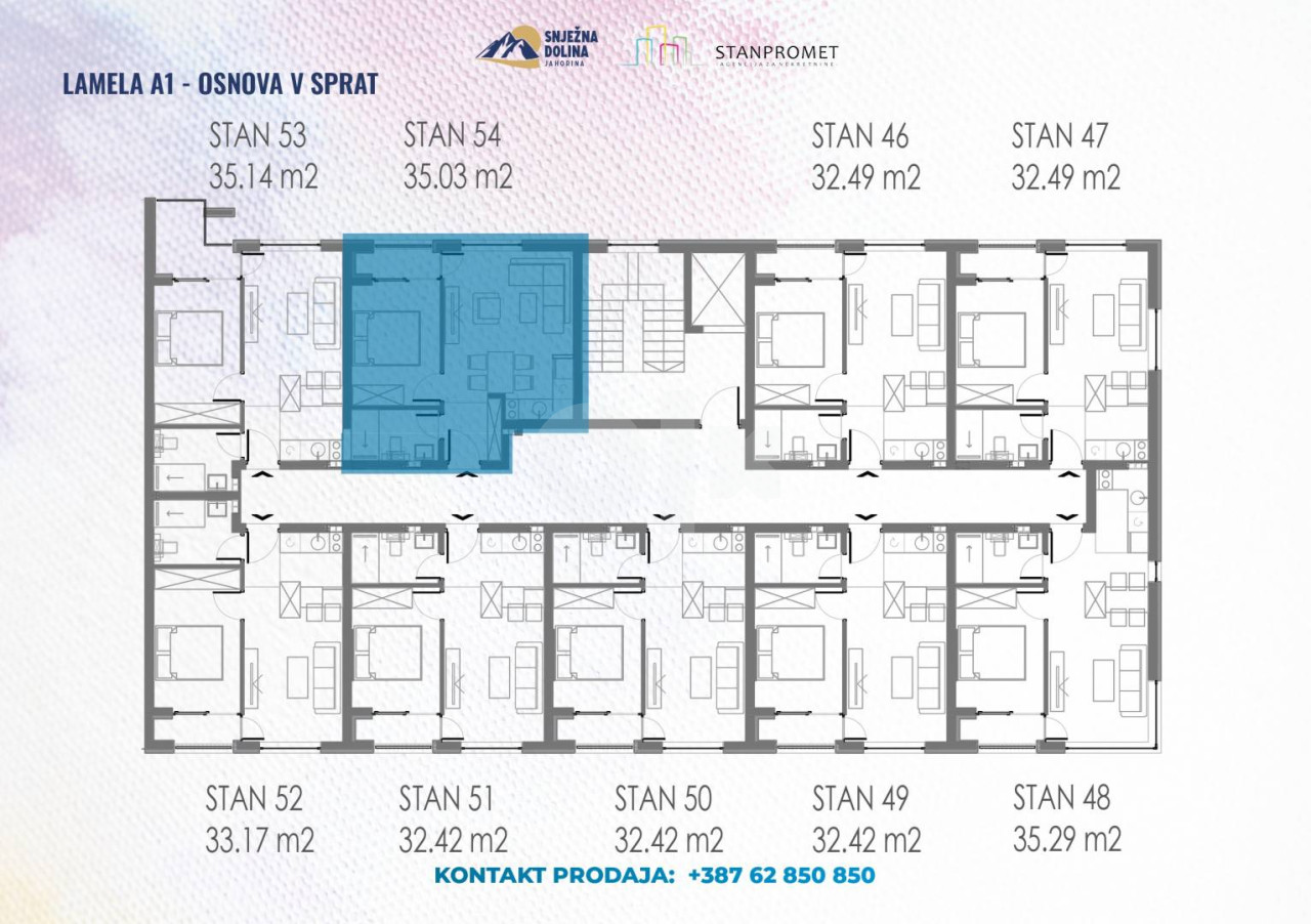 Dvosoban apartman 35m2 Snježna Dolina Jahorina 4