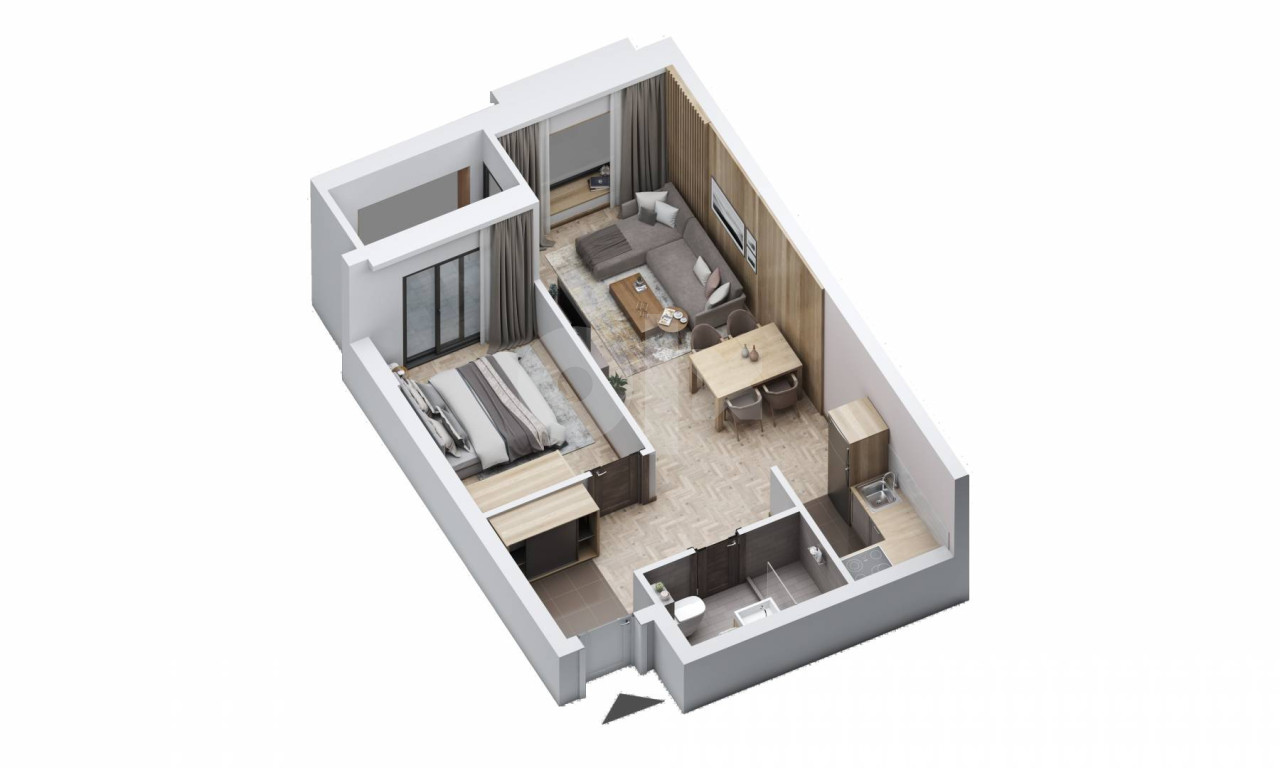 Dvosoban apartman od 43.40m2 Jahorina Snježna Dolina 2