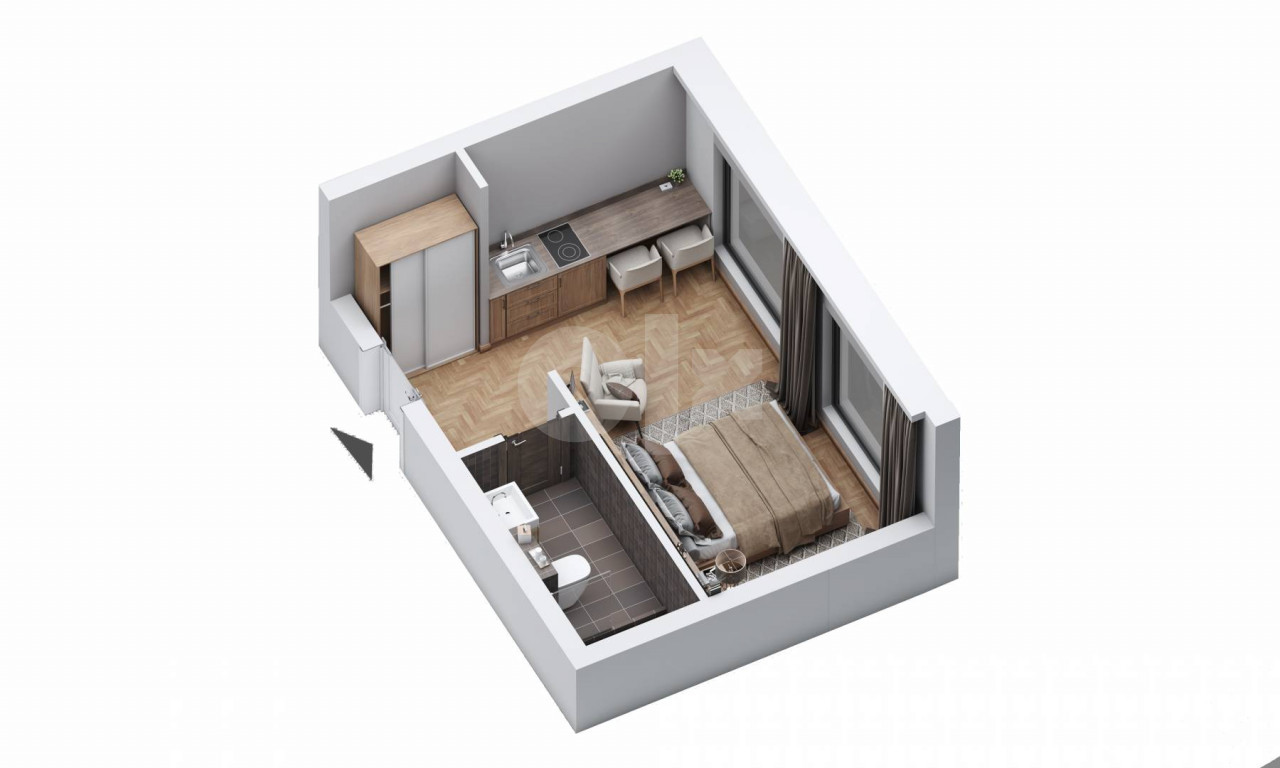 Studio apartman od 22.81m2 Snježna Dolina Jahorina 2