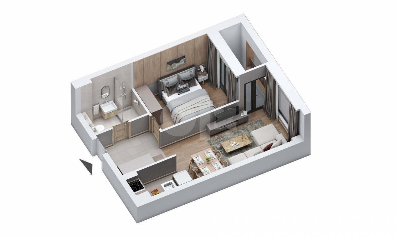 Dvosoban apartman od 39.75m2 Jahorina Snježna Dolina 2