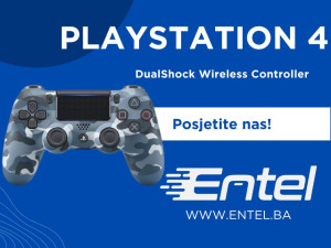 PS4 Dualshock Wireless Controller Blue Camouflage | PlayStation 4