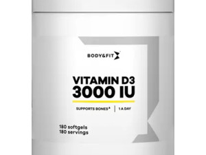 BODY&FIT VITAMIN D3 3000IU 180CAPSULA