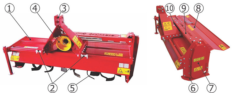 Traktorska freza 145 FPM (Nova) FPM Deljanin sa kardanom
