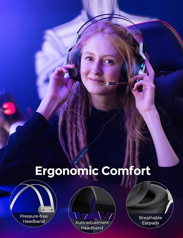Pro Gaming Slušalice sa mikrofonom MPOW EG3 PRO