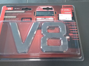 NATPIS V8 KAMION 92x165mm