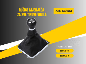 Ručka i kožice mjenjača za sve tipove vozila - AUTODOM