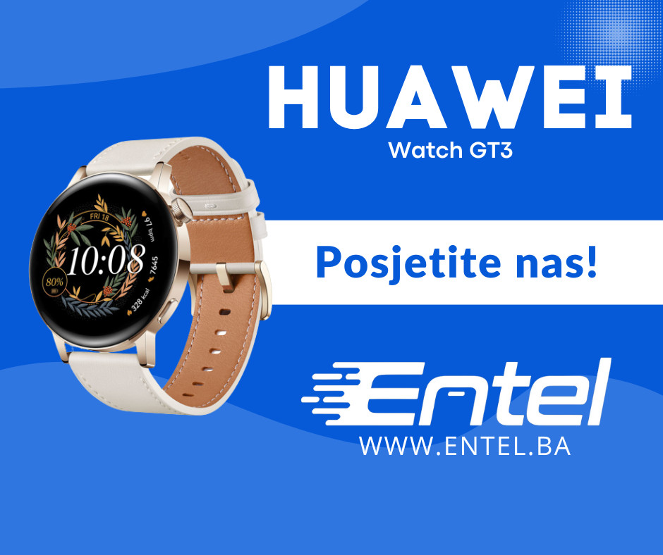 Huawei Watch GT3 MIL-B19 42mm White - Smartwatch (pametni satovi) - OLX.ba