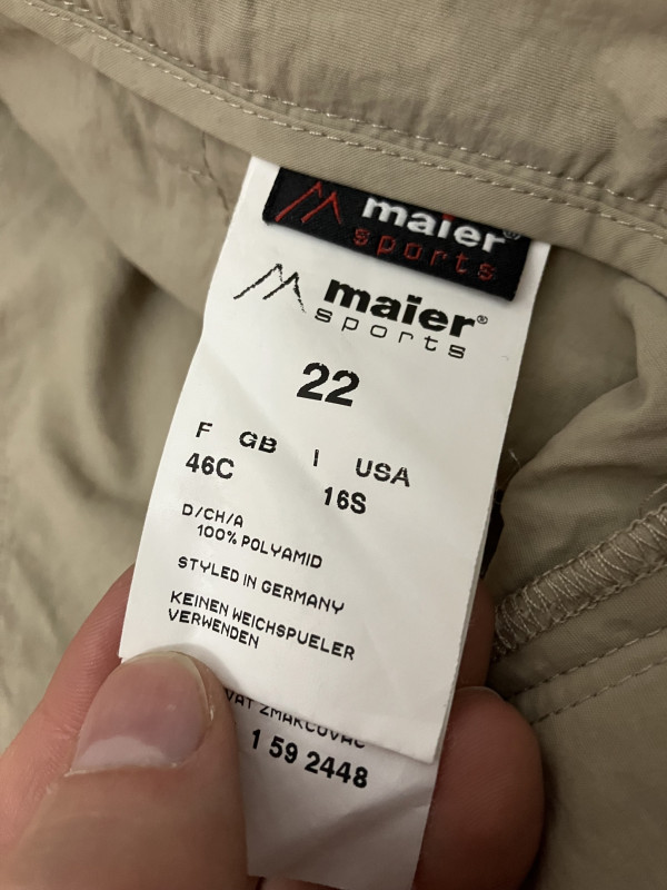 Maier Sports XL/XXL Zenske Planinarske Bermude Sport