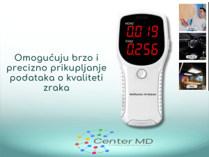 Mjerač kvaliteta/detektor zagađenosti zraka