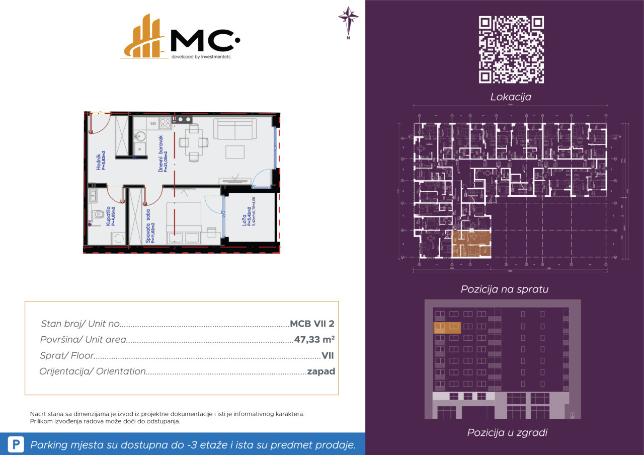 Novogradnja Dolac Malta 47m2, 48m2, 57m2, 73m2. 2
