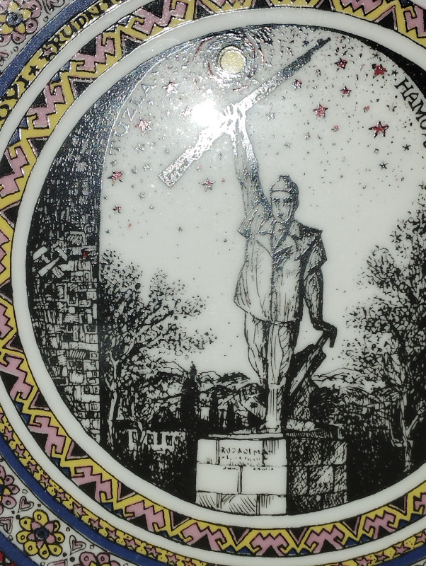 Vintage tanjir HUSINSKI RUDAR - Keramika porculan i staklo - OLX.ba