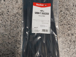 VEZICA VEZICE 7,6X350 CRNE FISCHER 100/1