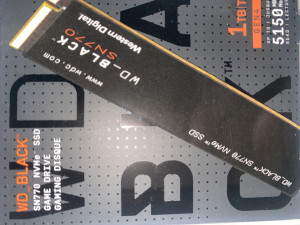 SSD WD BLACK SN770 1TB NVME M.2 SSD GEN4
