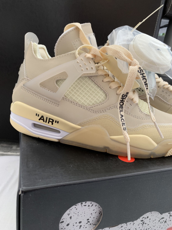 air jordan retro 4 off white