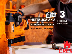 HEFTALICA AKU FUSE VAT 3520 SOLO ( BEZ BATERIJE )