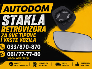Staklo retrovizora ogledalo za sva vozila AUTODOM