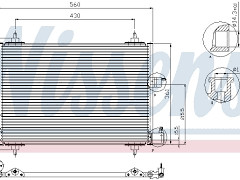 XSARA XSARA PICASO PIKASO HLADNJAK KLIME 2000 -2011 NISSENS 94542