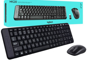 Logitech bežični set tastatura i miš MK220 desktop