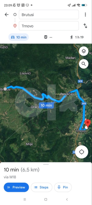 Zemljište Brutusi 061 614 038 3