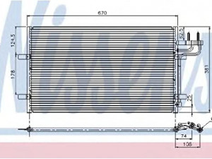 FORD FOKUS FOCUS HLADNJAK KLIME  2005> NISSENS SIFRA 94663
