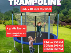 trampolina trambolina 244 cm 066-740-390 + ljestve