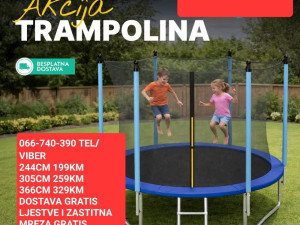 trampolina trambolina 244 cm 066-740-390 + ljestve