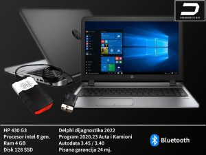 Delphi 2022 auto dijagnostika univerzalna HP 430 G3
