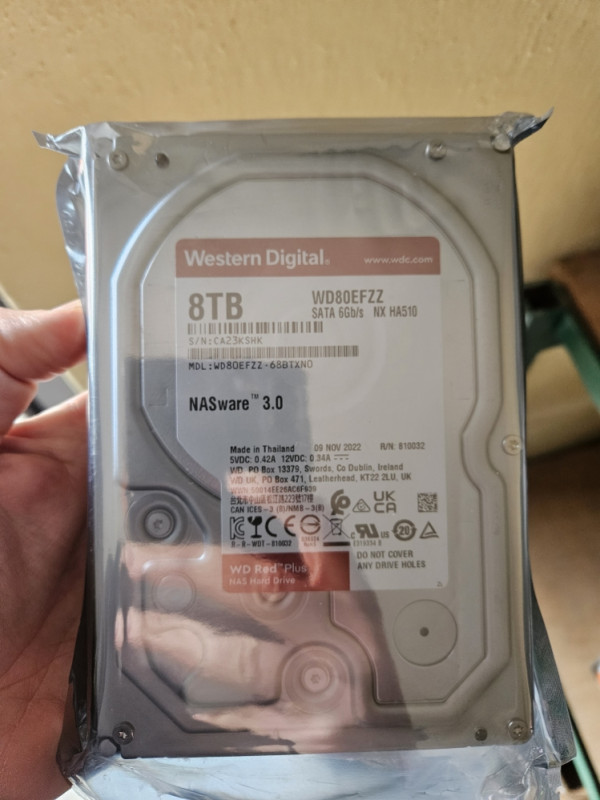 Western Digital製HDD WD80EFZZ 8TB wd SATA [管理:1000020458]