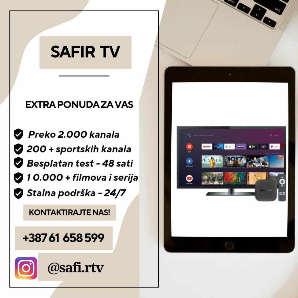 IPTV SAFIR |PROGRAMI I VIDEOTEKA|