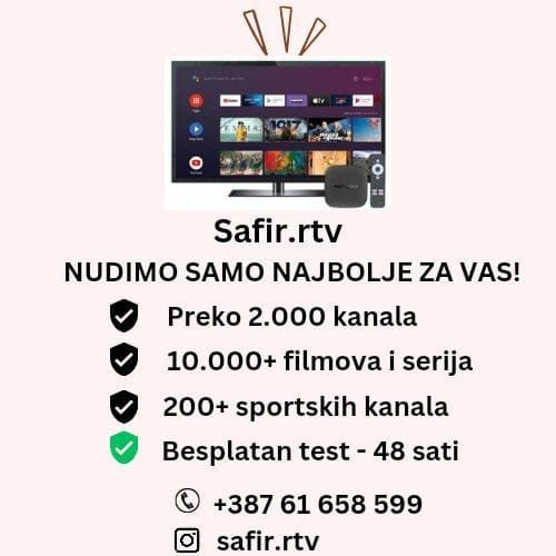 IPTV SAFIR |PROGRAMI I VIDEOTEKA|