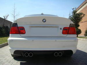 AKCIJA BMW e46 CSL difuzor Mtechnik branik M zadnji karambolka GG