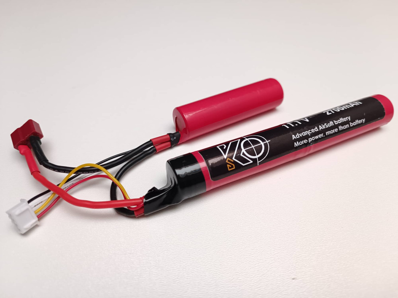 Batterie Li-ion 11.1V 3200mAh Pour Parrot Bebop 2 - Eleoption Drone FPV Avec 1 Sticker Blanc + 1 Autocollant Rouge