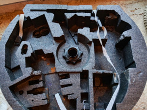 Stiropor za gepek, golf 6.