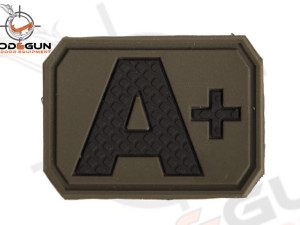 ČIČAK PATCH 3D PVC - KRVNA GRUPA A+ / MILTEC