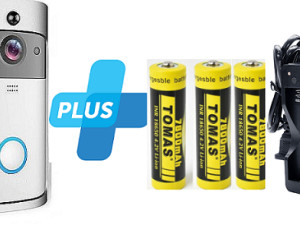 Wifi kamera zvono na baterije 24/7 nadzor doma