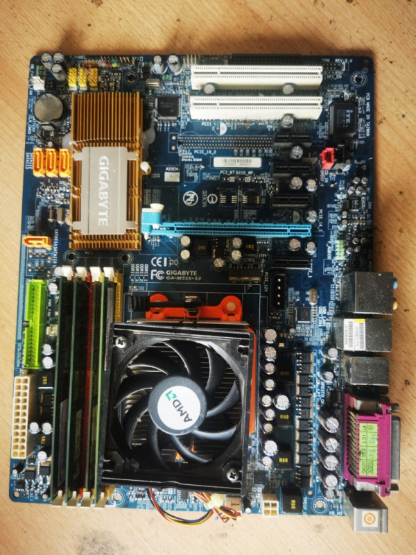 Plaque Arrière (shield I/O) Pour Carte Mère Gigabyte GA-M55S-S3