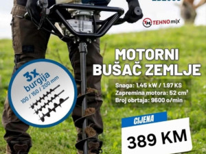 Busac rupa Scheppach 1.97KS sa 3 svrdla, 3g garancija