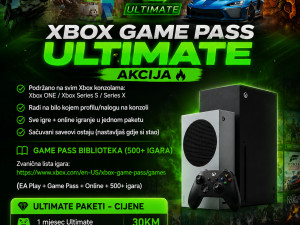 Xbox Game Pass Ultimate 1/3/6/12 Mjeseci