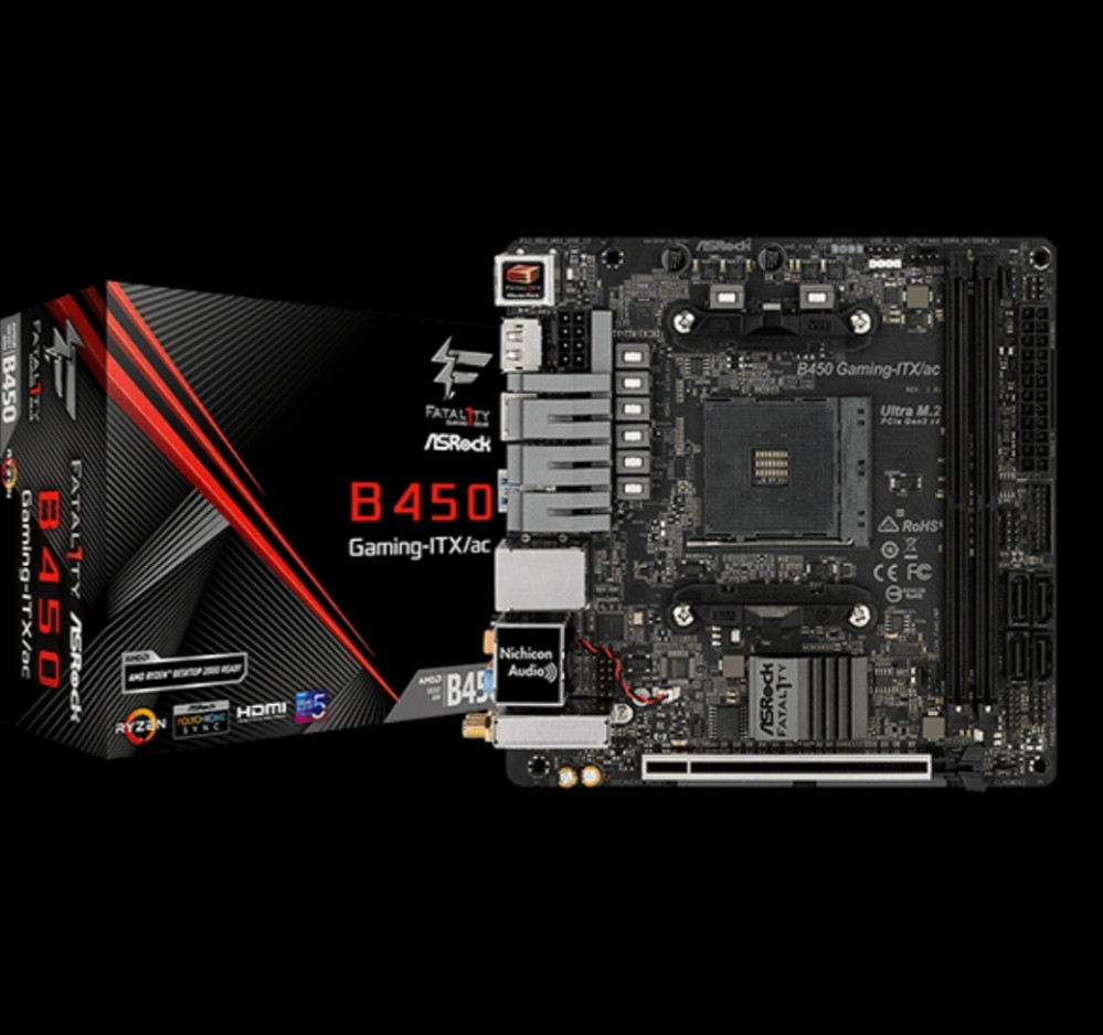 Asrock Fatal1ty B450 AM4 ITX/AC