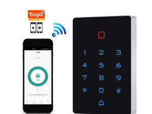 Kontrola pristupa TUYA app. RFID čitač. Sifrator