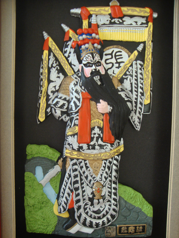 Zhang Fei (Kina) ukrasna slika figura