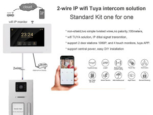 Wifi videofon žičani Tuya app