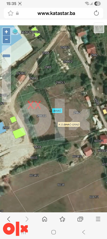 Zemljište Bihać 2000m2 2