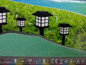 Solarna lampa vanjska ukrasna Led rasvjeta 6 lampi