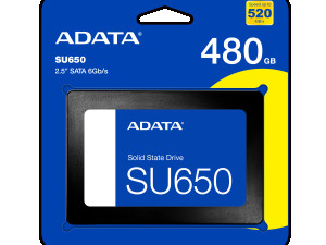 SSD 480GB ADATA SU650 SATA 3D Nand 2.5"