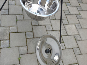 KOTLIC INOX DEBELI 10L KOMPLET POKLOPAC POSTOLJE