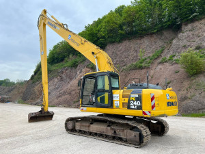 KOMATSU PC240 duga ruka  + kratka ruka + GPS