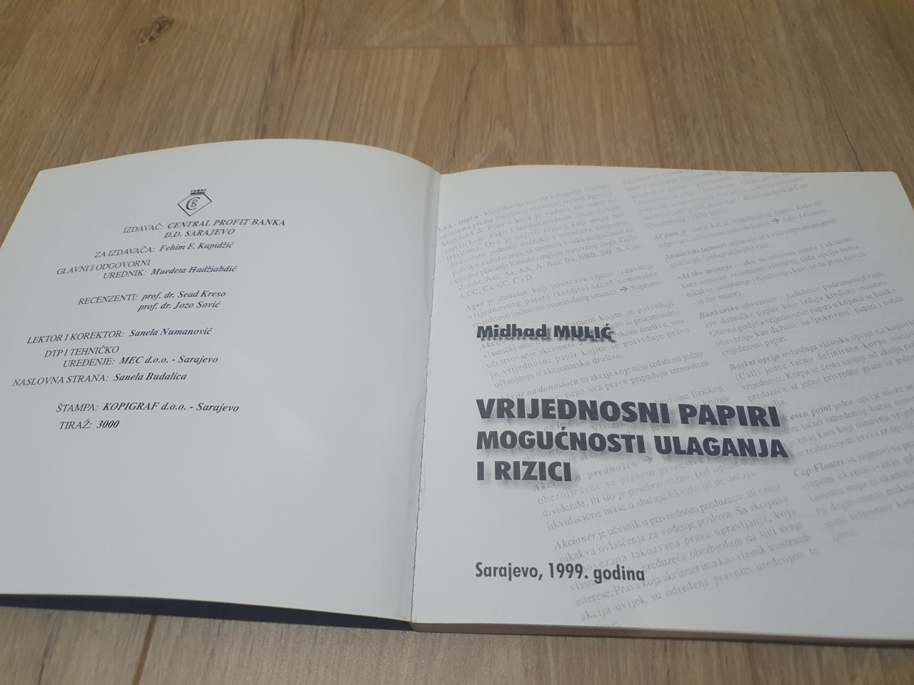 Vrijednosni papiri / Mogućnosti ulaganja i rizici-Mulić